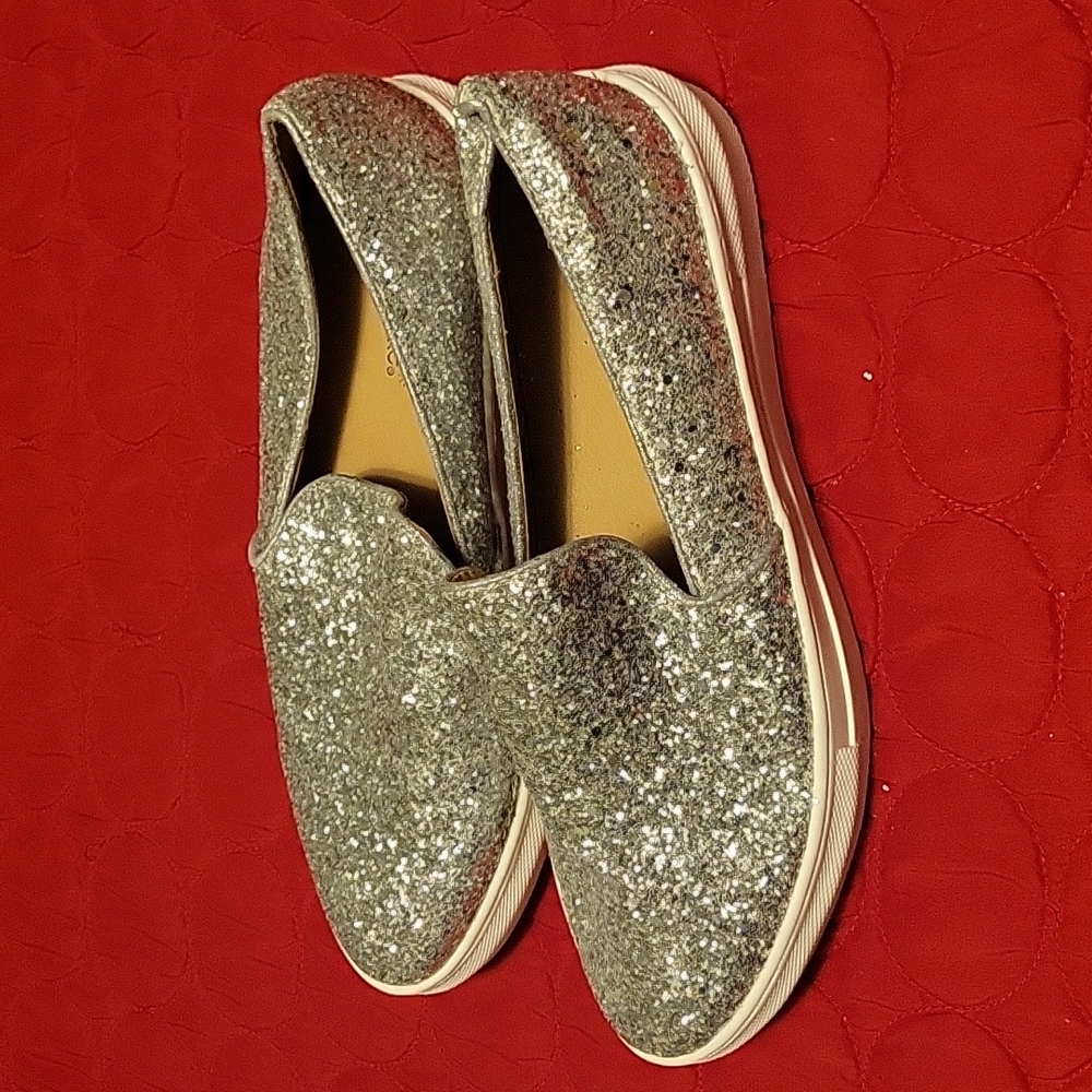Sparkle Sliver slip on sneakers